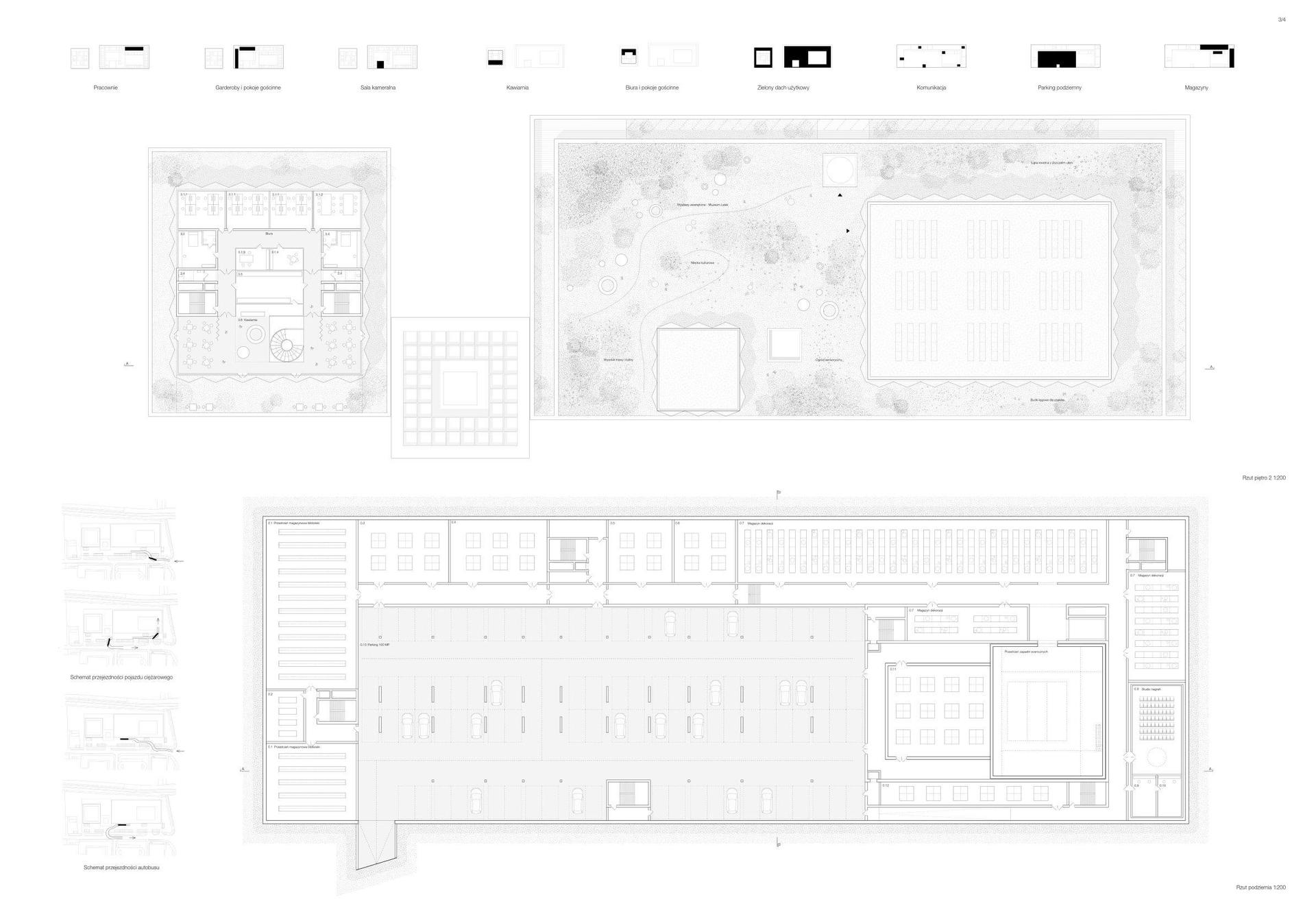 Teatr Banialuka w Bielsku-Białej projekty konkursowe 2 nagroda