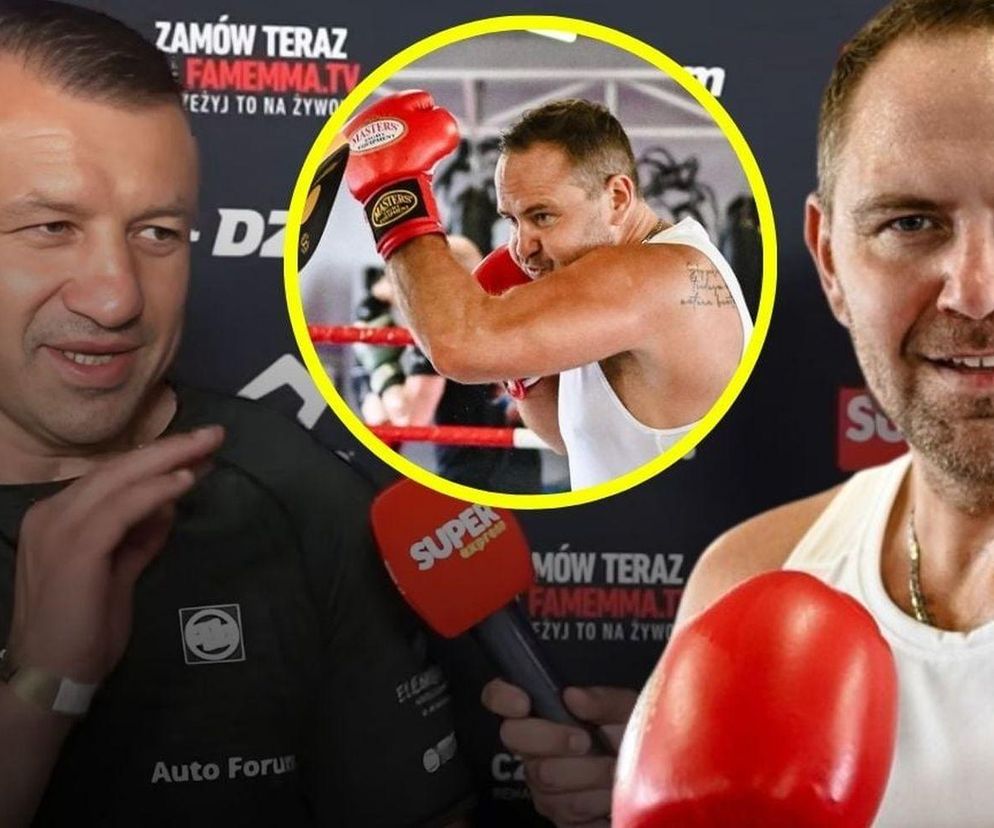 Tomasz Adamek i Karol Nawrocki