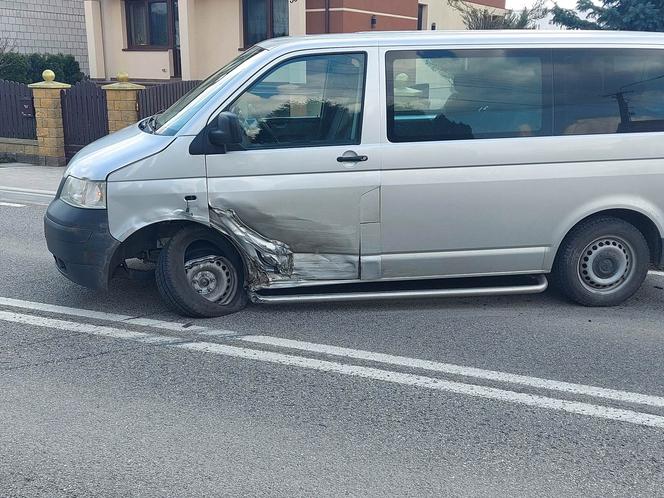 Wypadek w Tychowie. Poszkodowany kierowca Audi 