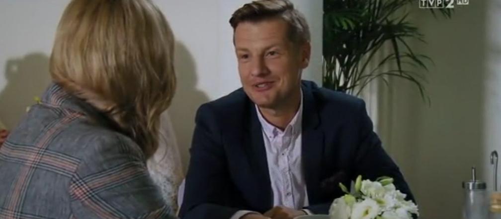 M jak miłość odc. 1395. Paweł (Rafał Mroczek), Julka (Joanna Kuberska)