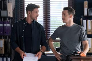 M jak miłość odc. 1764. Jakub Karski (Krzysztof Kwiatkowski), Marcin (Mikołaj Roznerski)