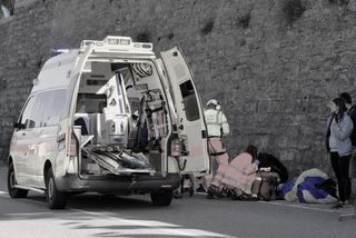 Zderzenie ciężarówki z koparką! Lekarz dostał się do 25-latka, żeby stwierdzić zgon