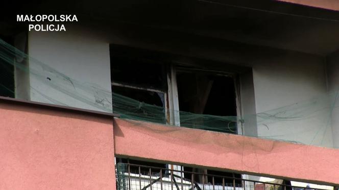 Zabójstwo i pożar na osiedlu Piastów: Tak wyglądało miejsce zbrodni [ZDJĘCIA]