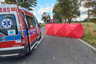 Ścibórz. Śmiertelny wypadek motocyklisty. Zderzył się z kierującym osobowym suzuki