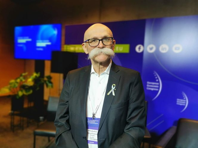 Władysław Grochowski, prezes Arche, na EKG w Katowicach
