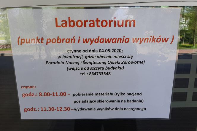 Laboratorium wraca do łomżyńskiego szpitala