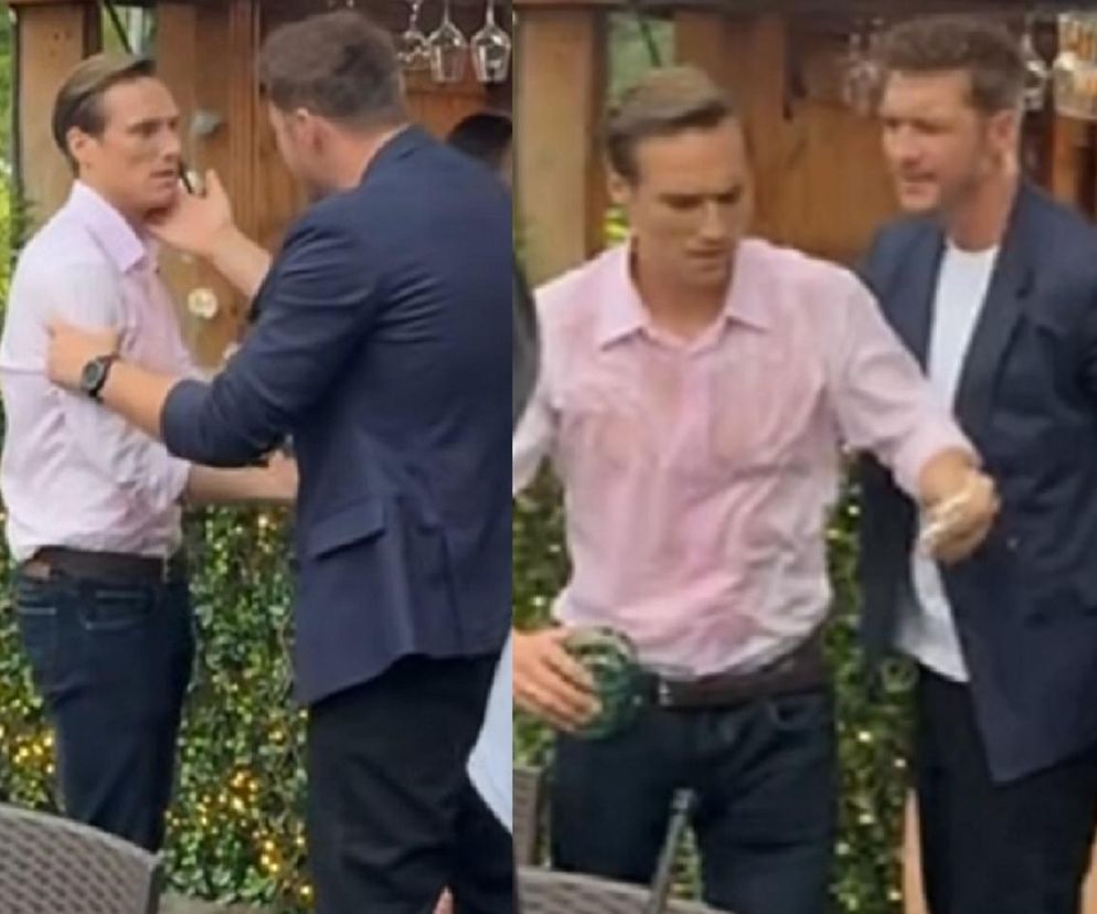 M jak miłość. Przepychanka Marcina z Olkiem po ślubie z Kamą! Tak się skończy starcie braci. Nigdy nie było tak źle  - ZDJĘCIA