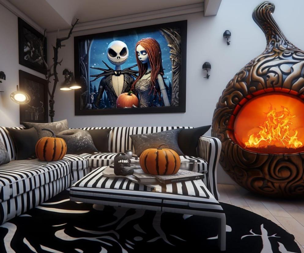 Tak wyglądałby dom Jacka i Sally z Miasteczka Halloween! Kuchnia zwala z nóg! [ZDJĘCIA]