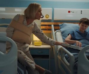 M jak miłość odc. 1891. Franek (Jarosław Śmigielski), Dorota (Iwona Rejzner)