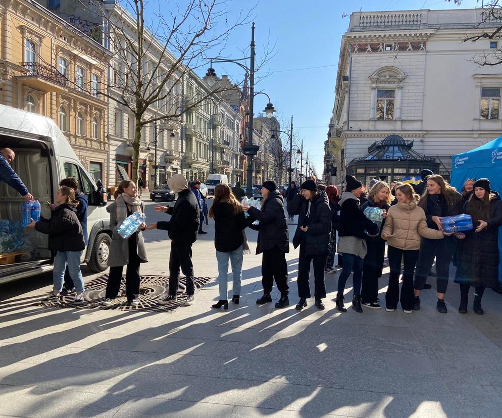 Mija rok od wybuchu wojny w Ukrainie. Łodzianie okazali olbrzymią solidarność