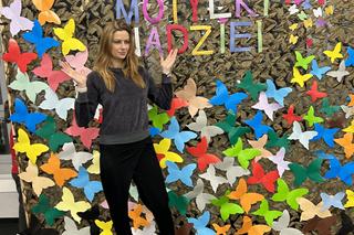 Iwona Węgrowska z córką i Laura Breszka z synem wspierają ukraińskie dzieci