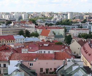 Panorama Lublina z najwyższego punktu widokowego w mieście - Wieży Trynitarskiej
