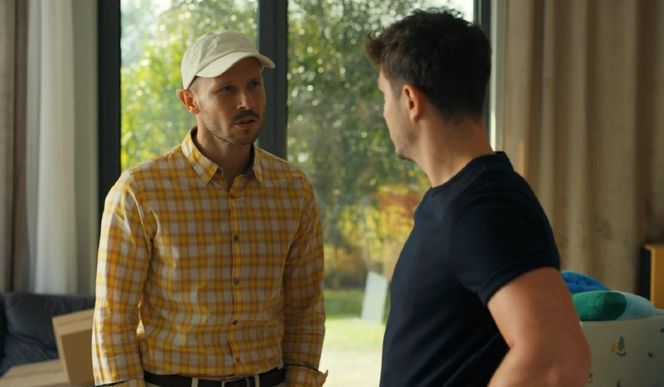 	Barwy szczęścia odc. 3135. Franek (Mateusz Banasiuk), Justin (Jasper Sołtysiewicz)