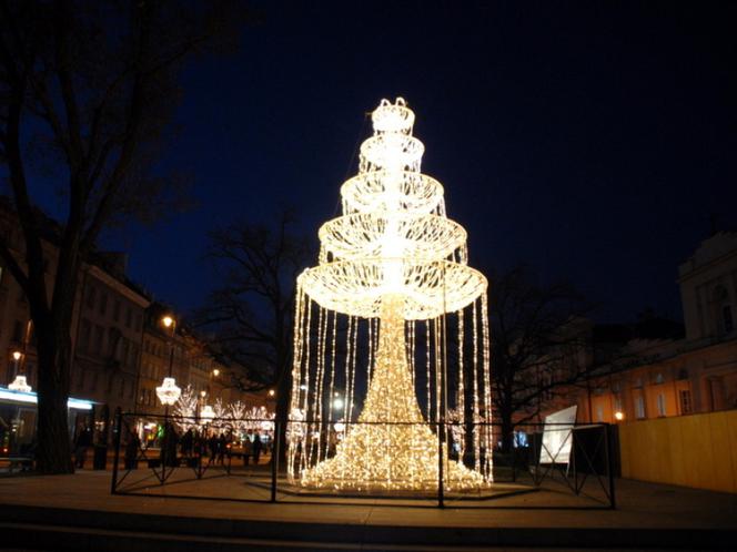 Iluminacja świąteczna w Warszawie