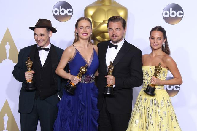 Oscary: Brie Larson i Leonardo DiCaprio