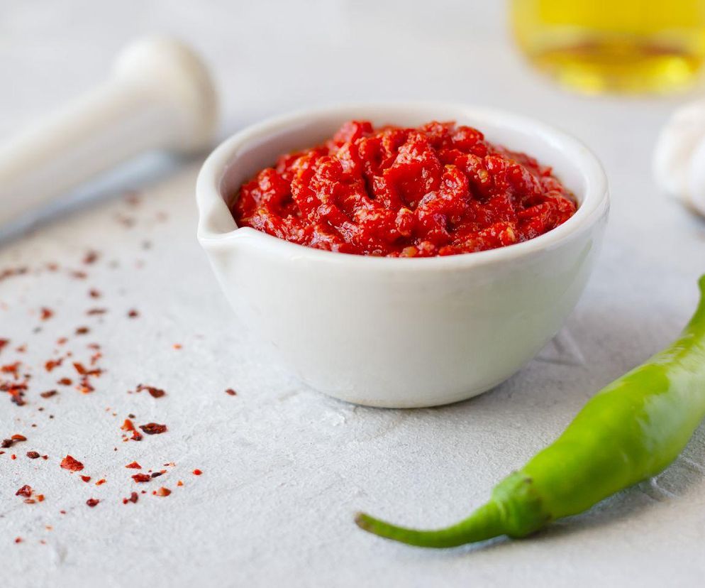 pasta z pieczonej papryki i ricotty