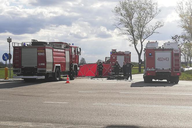 Śmiertelny wypadek motocyklisty pod Brzegiem