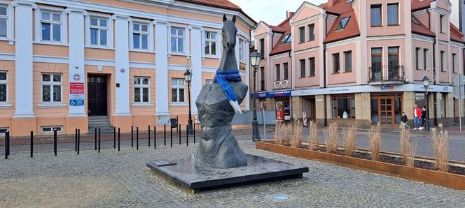 Tak prezentuje się pomnik Seksownego Konia z Konina