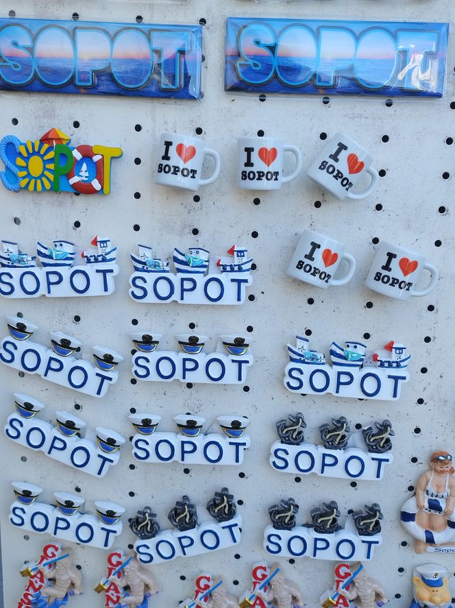Pamiątki, które turyści mogą kupić w Sopocie 