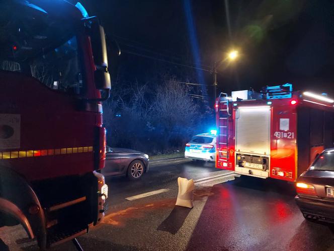 Wypadek Iłżecka 19.12.21 Starachowice