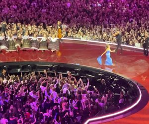 Sanah z mężem na Stadionie Narodowym