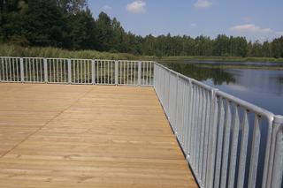 Pomost widokowy na Pogorii II w Dąbrowie Górniczej