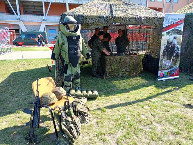 Piknik Wojskowy 18. Dywizji został zorganizowany na terenie zielonym przy aquaparku i stadionie miejskim w Siedlcach