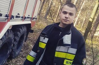 Dziś Dzień Strażaka. Kacper Wrona - młody strażak ochotnik z Wielkiej Wsi opowiada o służbie 