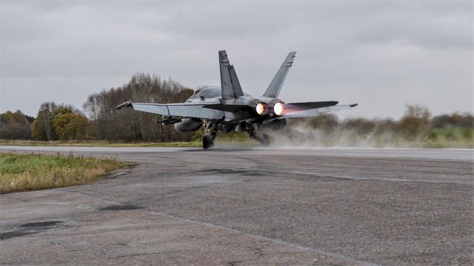 Kanadyjskie CF-18 i CC-130 w Krajach Bałtyckich