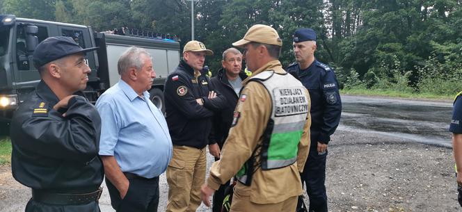 Wypadek w pobliżu Konotopu  - autobus z tirem 