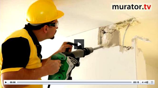 WIDEO: Jak profesjonalnie zburzyć ścianę działową