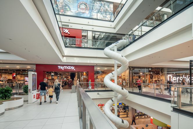 Nowa zjeżdżalnia w Galerii Echo w Kielcach