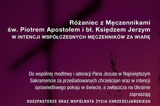 O pokój i za prześladowanych chrześcijan - najbliższe spotkanie już 19 listopada