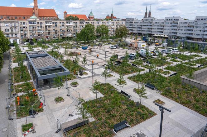 Tak wygląda plac Nowy Targ we Wrocławiu. Prace są już na ostatniej prostej