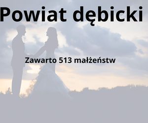 W tych powiatach na Podkarpaciu zawarto najwięcej małżeństw 