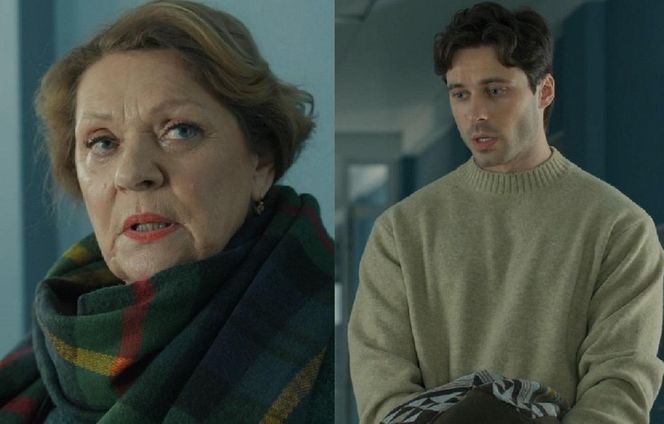 Barwy szczęścia, odcinek 3202. Józefina (Elżbieta Jarosik), Cezary (Marcel Opaliński)