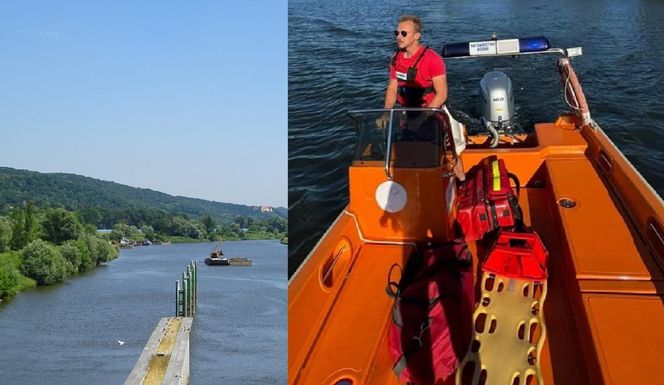 Kobieta skoczyła z zapory na Stopniu Wodnym Kościuszko. Chwile grozy w Krakowie