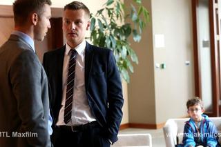 M jak miłość odc. 1112. Piotrek (Marcin Mroczek), Andrzej (Krystian Wieczorek), Maciek (Franciszek Przanowski)