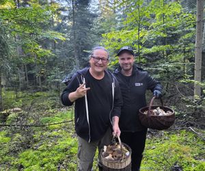 Muzyk Janusz Stasiak zbierał grzyby w Świętokrzyskiem