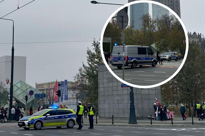 Olbrzymie utrudnienia w Warszawie. Wyłączyli ulice, komunikacja na objazdach. „Nie jeżdżą autobusy i tramwaje”