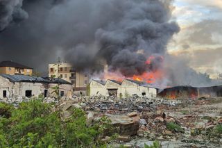 Pożar hali w Sulechowie