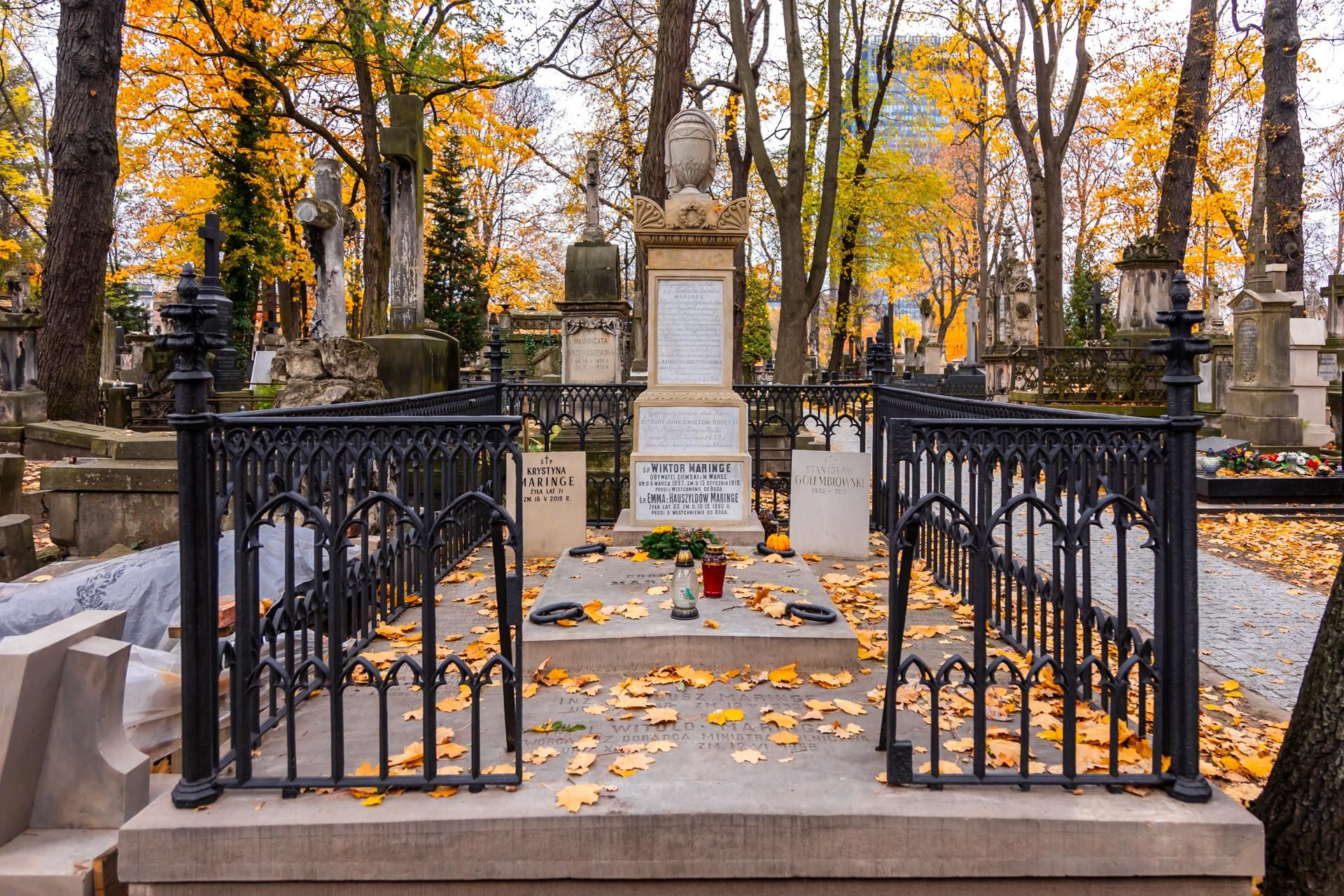 Stare Powązki. Groby architektów