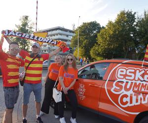 Jagiellonia-Poniewież. Liga Mistrzów i Eska Summer City na Stadionie Miejskim w Białymstoku