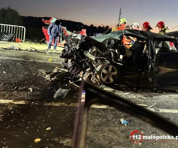 Tragedia pod Wadowicami. Nie żyją trzy osoby