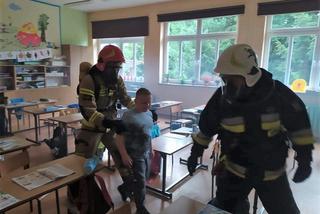 Dym i ewakuacje w szkołach powiatu iławskiego