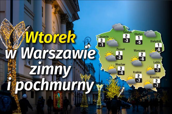Wtorek w Warszawie zimny i pochmurny ver2