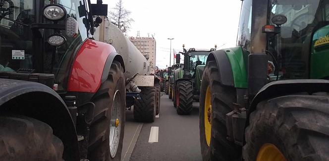 Protest rolników w Bydgoszczy