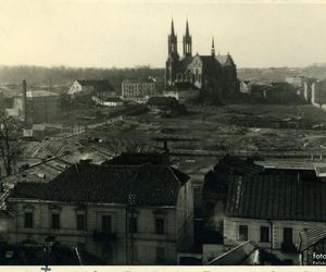 Białystok zniszczony po II wojnie światowej