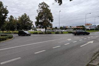 Skrzyżowanie ulic Norwida i Obrońców Lwowa