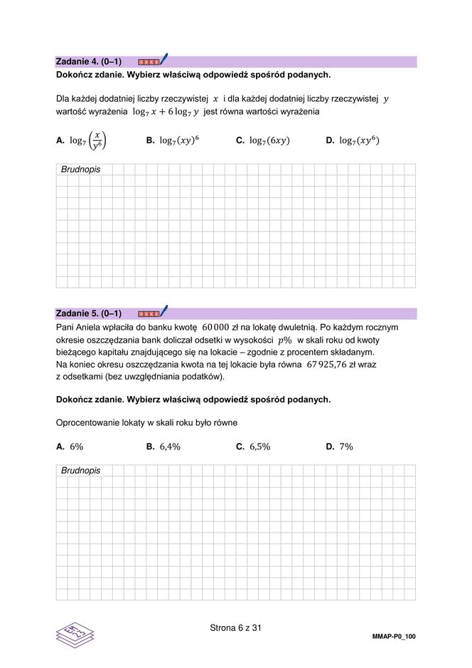 Matura próbna z matematyki. Mamy arkusz zadań CKE 